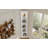 83.4"Tall Modern Corner Shelf,5 Tier Corner Bookcase with LED Light, Storage Standing Shelf Unit