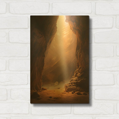 « Se lever avec le soleil » par r3darch0n, décoration murale en métal doré, 30,5 cm x 40,5 cm