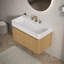 Wall Mounted Single Double With Solid Surface Top-561191039