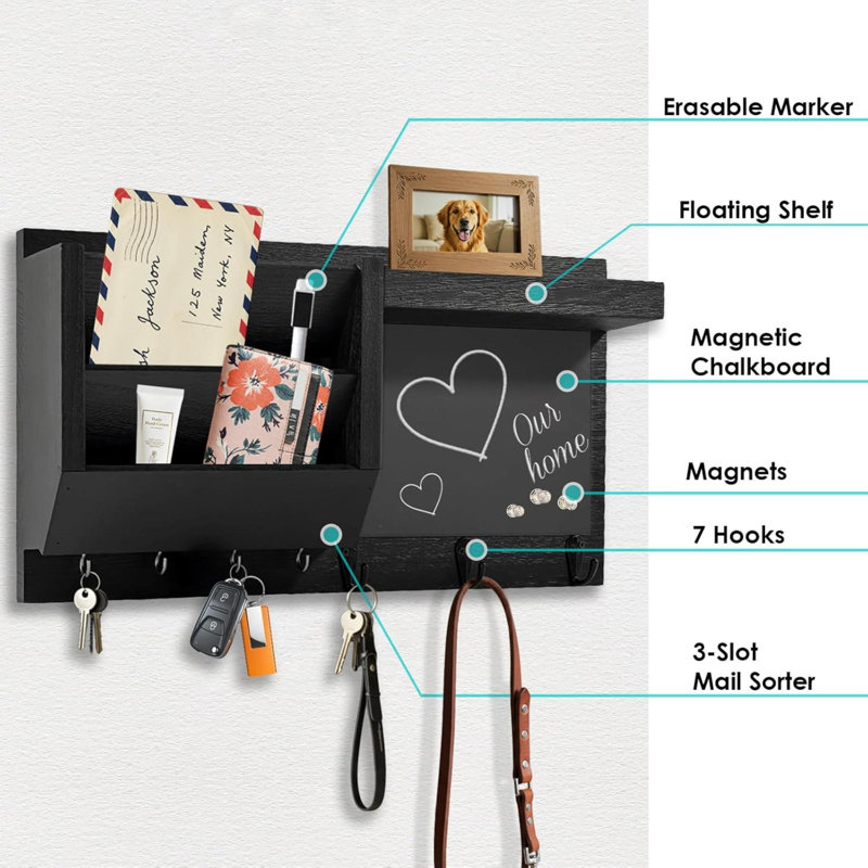 Pine Wall Organizer