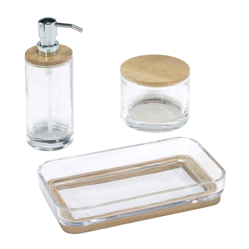 Izod Cove 3-Piece Vanity Set, Clear