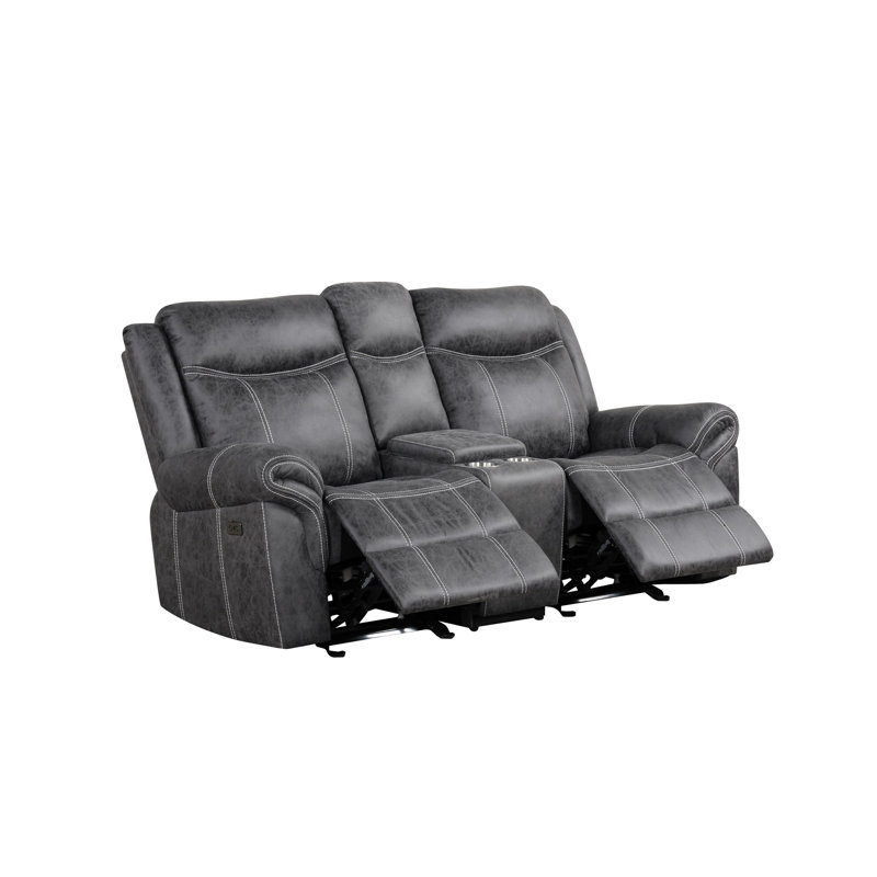 Causeuse en microfibre Zubaida