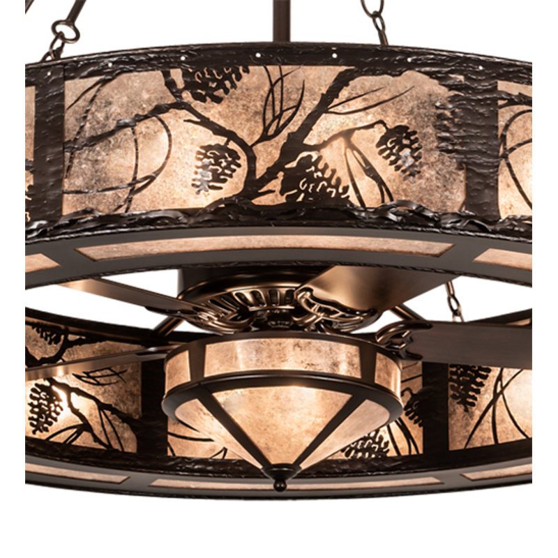 Whispering Pines Downrod Ceiling Fan