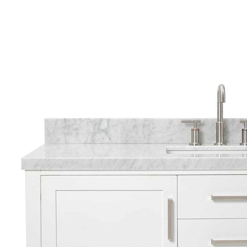 Bayhill 55'' W Single Vanity, White