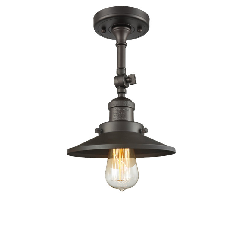 Applique murale 1 lumière pour salle de bain Gault, Ampoule DEL 6 watts Vinage, Bronze huilé, Bronze huilé
