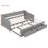 Wooden Daybed With Trundle Bed And Two Storage Drawers-200491101