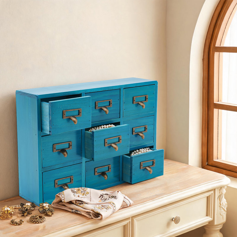 Organiseur de bureau Shurma, Bleu