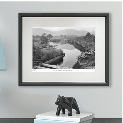 Millthrop, Mill Pond 1923 1 Piece Single Picture Frame Wall Art