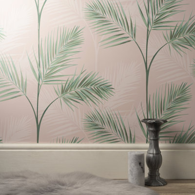 Harper 10m x 52cm Metallic Finish Wallpaper Roll