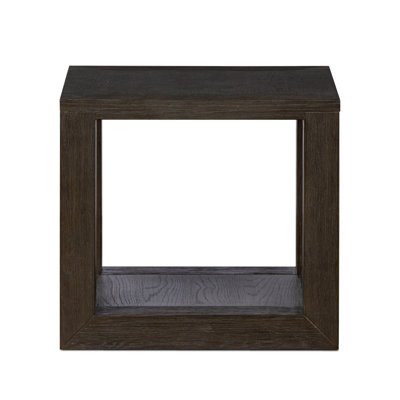 Thomas End Table-Dark Anthracite Oak Veneer