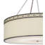 54"W Cilindro Circle X Textrene Pendant