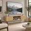 Meuble télé 63 po avec rangement ouvert-59495537