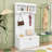Modern Hall Tree with Seating Bench, Ample Storage-935081223