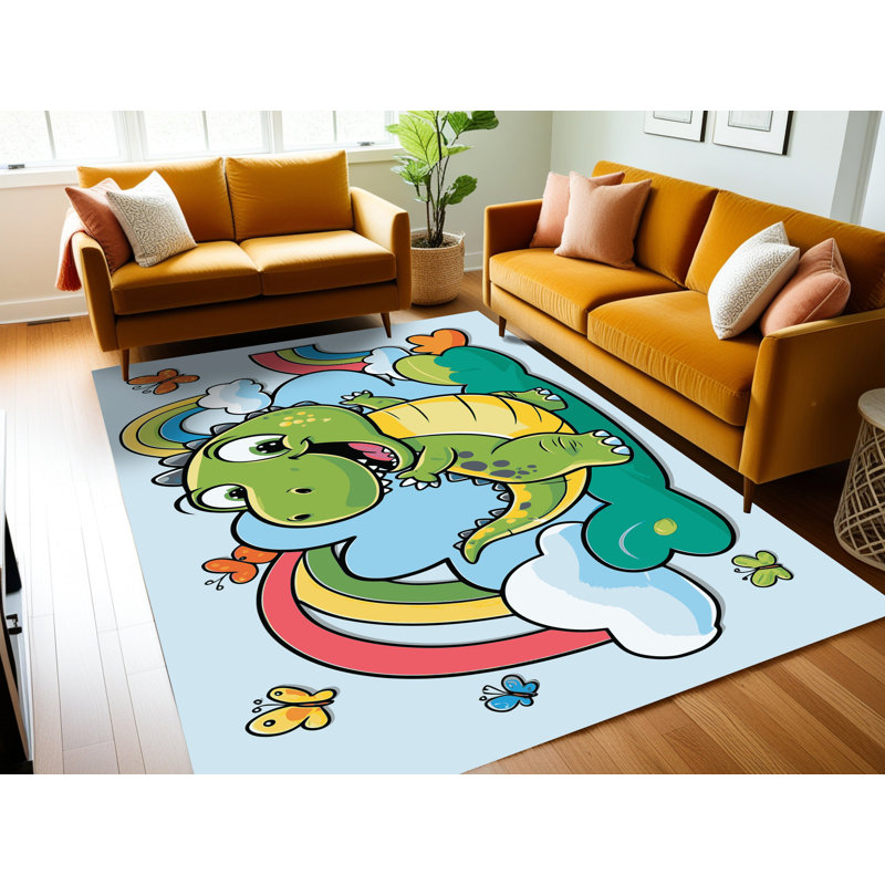 Tapis lavable pour animaux Zoomie Kids, Rectangle 4pi x 6 pi