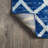 Oakden Ogee Fretwork Blue/Gray Rug-1608185757