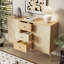 Audrius 120 Cm Wide 3 Drawer Sideboard