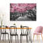 Fleurs de cerisier sur toile sur Central Park NY-385834092