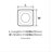 Glacio 1 3/8" Length Square Knob-20256124