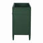 Meuble-lavabo de 36 po sans lavabo supérieur, armoire de rangement de salle de bain avec 2 tiroirs et un tiroir basculant, structure en bois massif-120330099