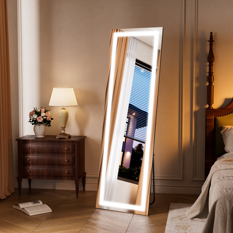 Miroir pleine grandeur à DEL à intensité variable, 67 po x 24 po
