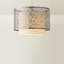 Eugene 24cm H Metal Drum Pendant Shade in Grey-26661257