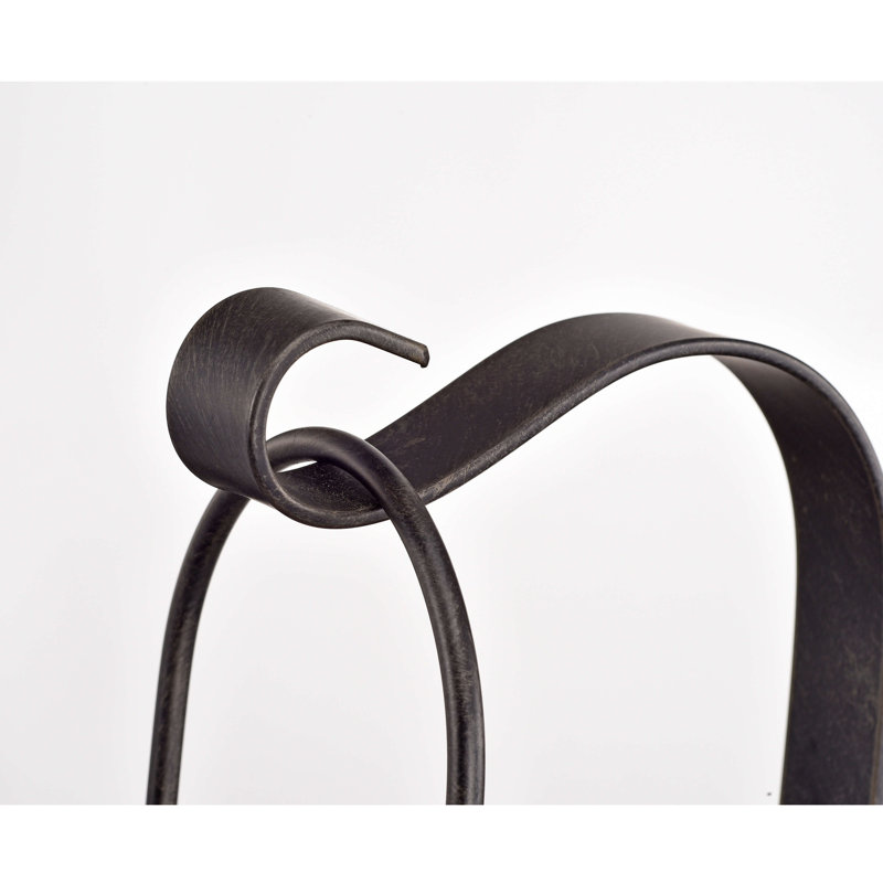 Applique murale à bras noir antique rustique 6,9 po Kettner