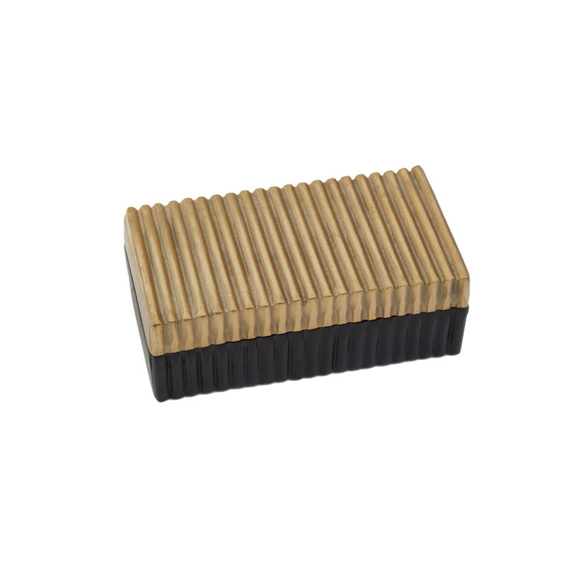Borst Aluminum Decorative Box, 8cm H x 23cm W x 13cm D