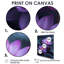 Fleurs de lotus mauves et grises - art mural Lotus-1559350205-1559350201