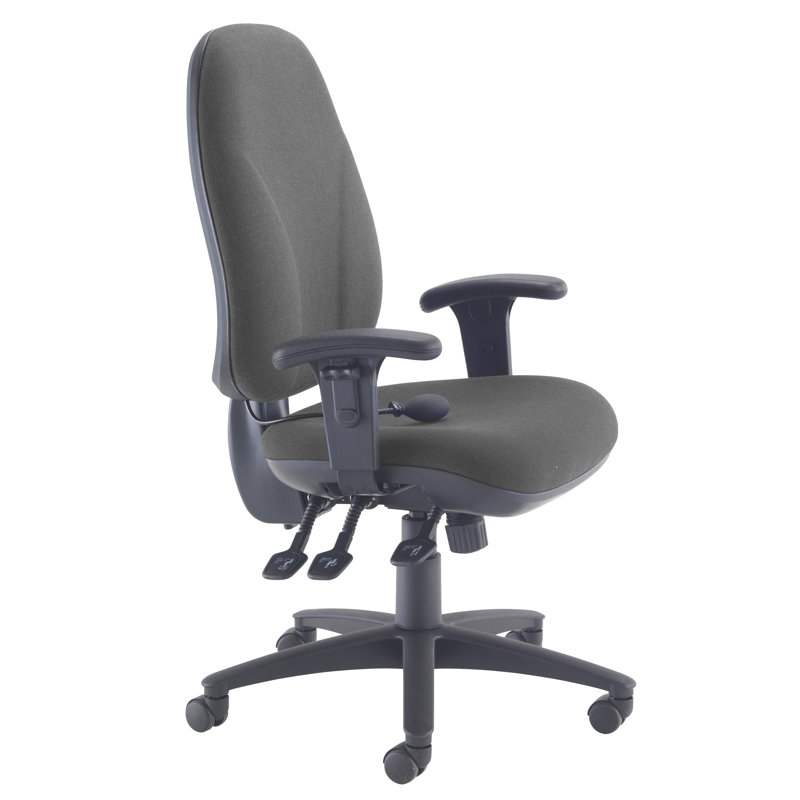 Chenault Office Chair, Adjustable, Charcoal