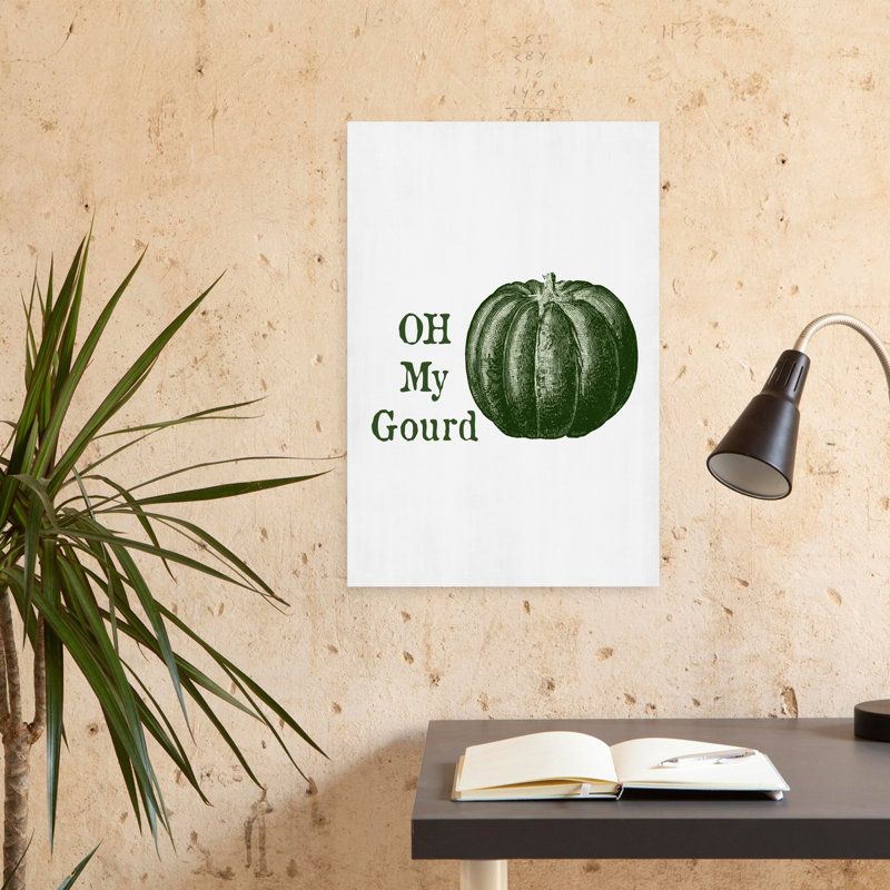 Oh My Gourd, art contemporain fantaisiste, H 24 po x l 16 po