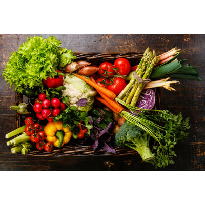 " Fresh Vegetables In Basket " by Lisovskaya