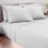 Ensemble de draps à rayures 4 ou 6 pièces Hotel New York