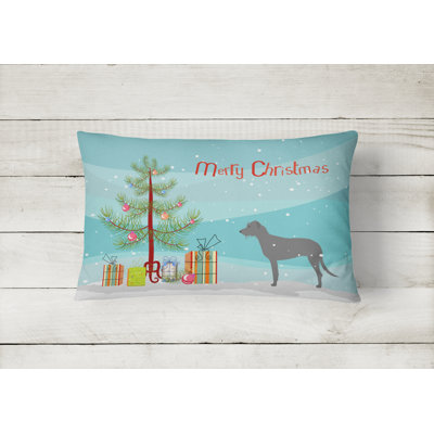 Irish Wolfhound Outdoor Throw Pillow