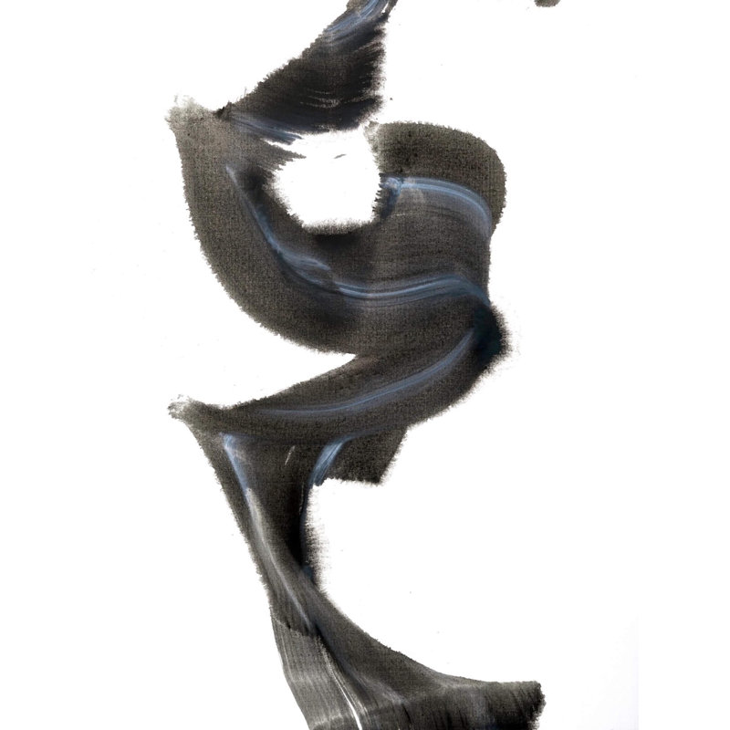 Silhouette I - Artist Enhanced Canvas Print, 40" H x 30" W x 1.5" D, Unframed Canvas