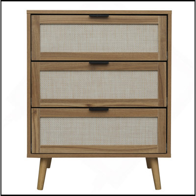 3 Drawer Cabinet, Suitable For Bedroom, Living Room, Study