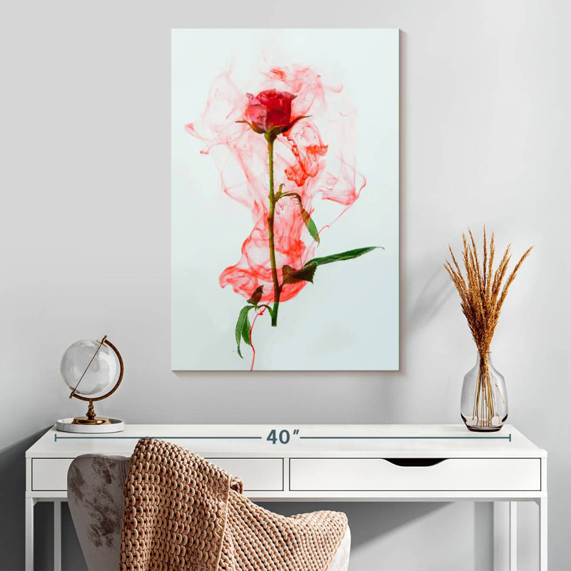 Harnek Rose Underwater, 30" H x 20" W