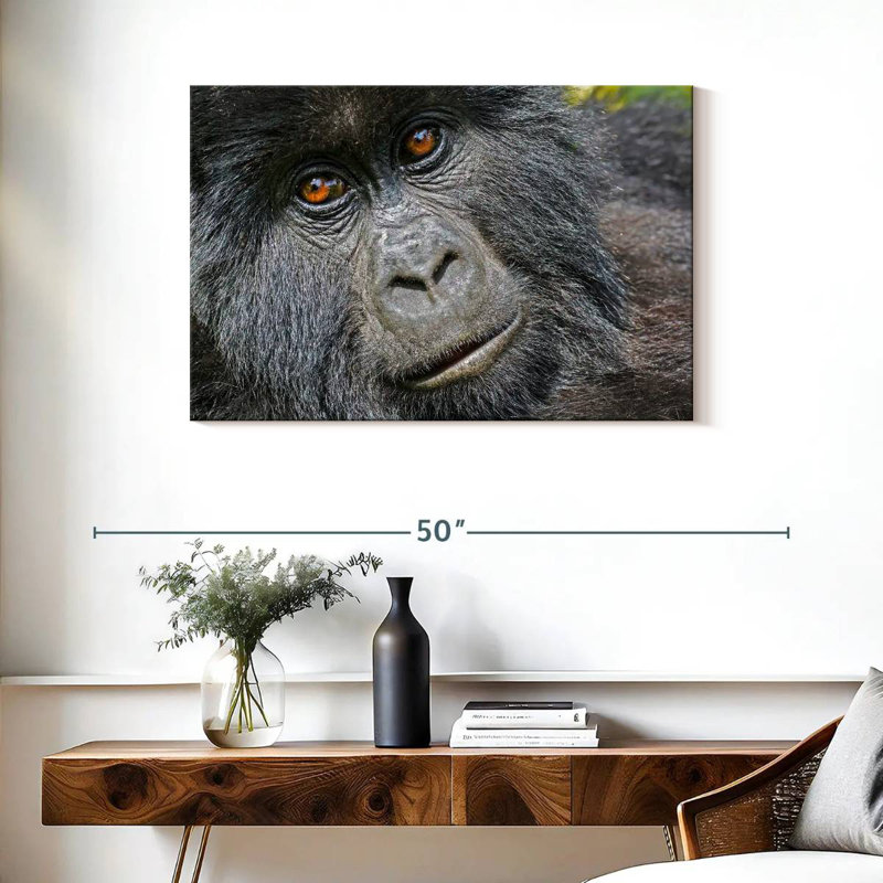 Gorilla Face, 24" H x 36" W