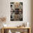 Brampt Leopard Growling Reflection-108543957