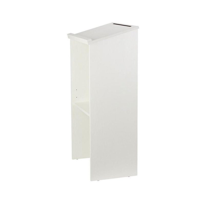 Wood Podium Lectern Speaker Stand, White