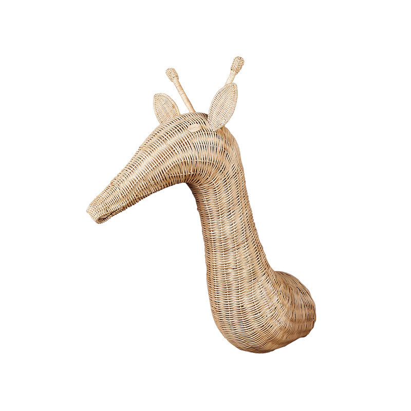 Handmade Animals Wall Decor on Wicker