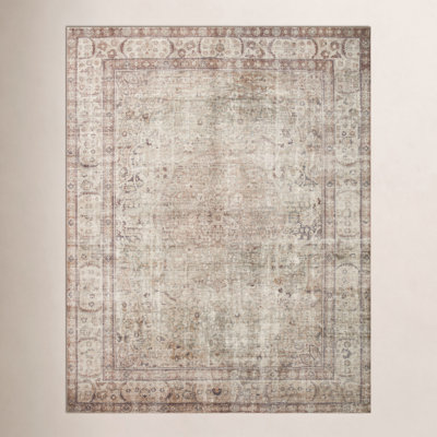 Loloi Margot Antique/Sage Area Rug feat. CloudPile