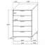 5-Drawer Rectangular Chest (Chest Of Drawers)