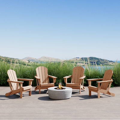 Laguna HDPE Folding Adirondack Chair