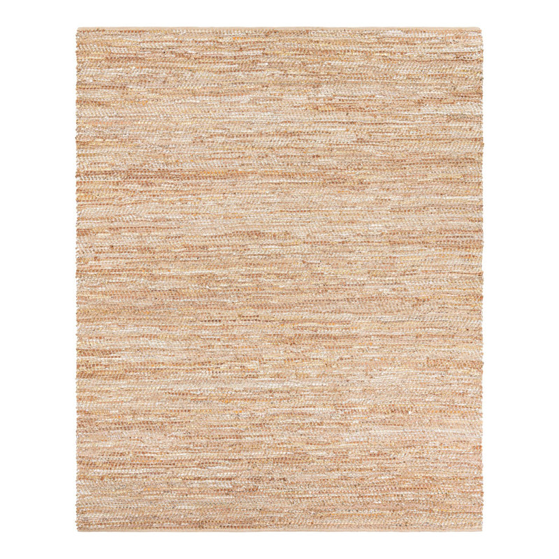 Leather Metallic Jute Indoor Rug, Rectangle 7'10" x 10'