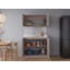 Panneau de particules à quatre portes gris clair l 39,4 po x P 20,5 po x H 36,4 po Millwood Pines-68816137