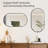 Settimia Metal Flat Wall Mirror-427940347-427940346