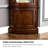 19.69"Retro Solid Wood Rectangular Corner Cabinet