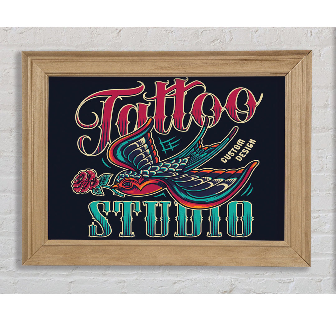 The Awesome Tattoo Studio - Einzelne Bilderrahmen Kunstdrucke