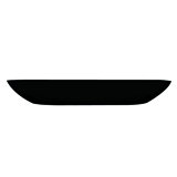 Uno Rectangular Tray - 6 Pieces - Onyx