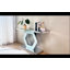 Sparkling Console Table With Diamond Glass Effects And Geometric Hexagon Cutouts